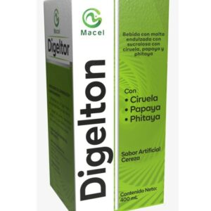 DIGELTON X 400 ML PARA ESTREÑIMIENTO CON CIRUELA, PAPAYA Y PHITAYA.