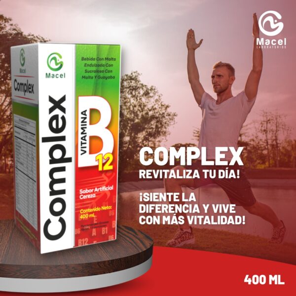 COMPLEX MULTIVITAMINICO CON COMPLEJO B X 400 ML - Imagen 2