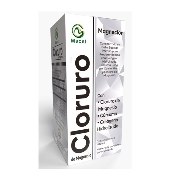 CLORURO DE MAGNESIO JARABE CON COLÁGENO HIDROLIZADO Y CURCUMA X 400 ML