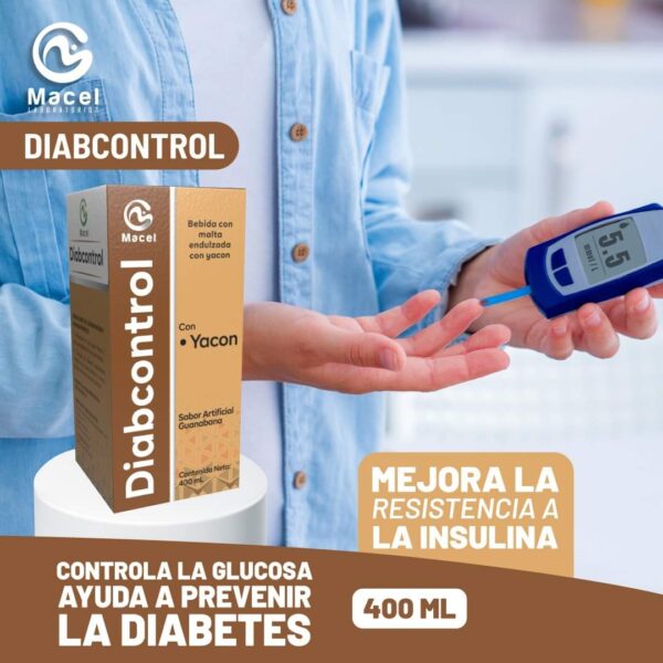 DIABCONTROL CON YACON X 400 ML - Imagen 2