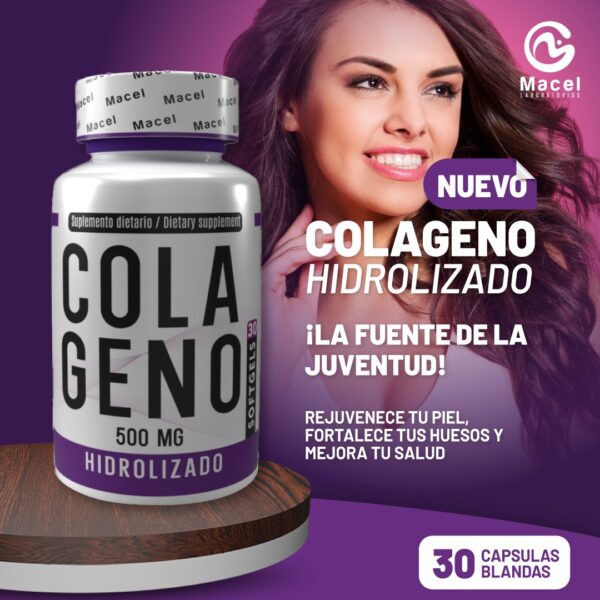 COLÁGENO HIDROLIZADO 500 mg x 30 SOFTGEL - Imagen 2