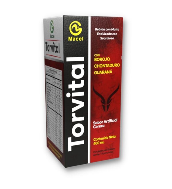 TOROVITAL ENERGIZANTE CON BOROJO, CHONTADURO Y GUARANÁ X 400 ML