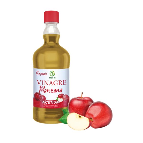 VINAGRE DE MANZANA ORGÁNICO MACEL X 750 ML