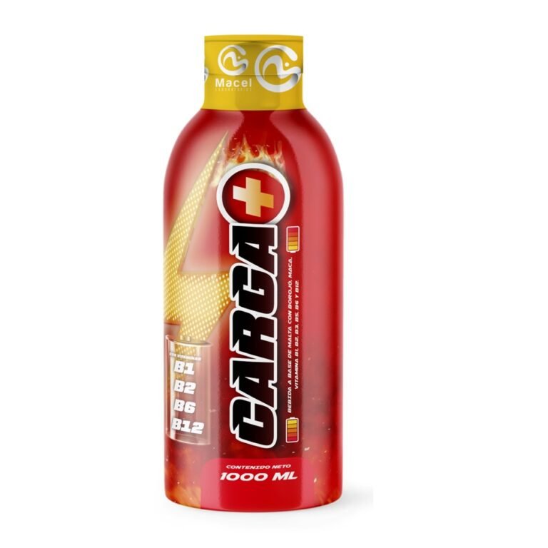 ENERGIZANTE CARGA X 1000 ML CON BOROJ MACA Y VITAMINAS B Vinat 